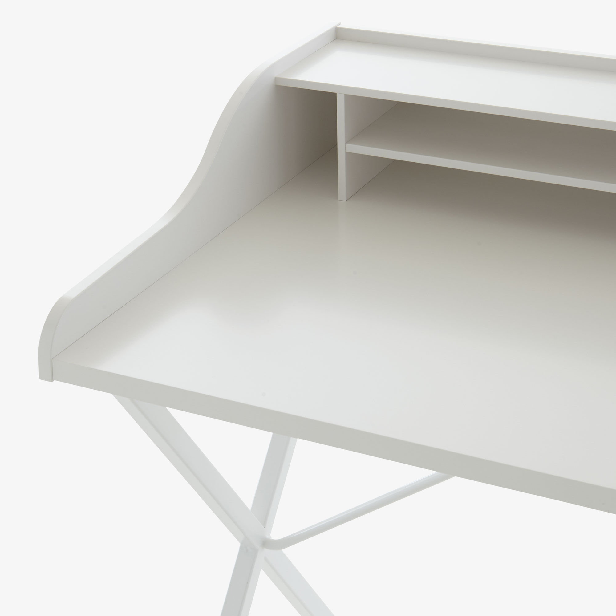 Image SCHREIBTISCH LACK WEISS  9