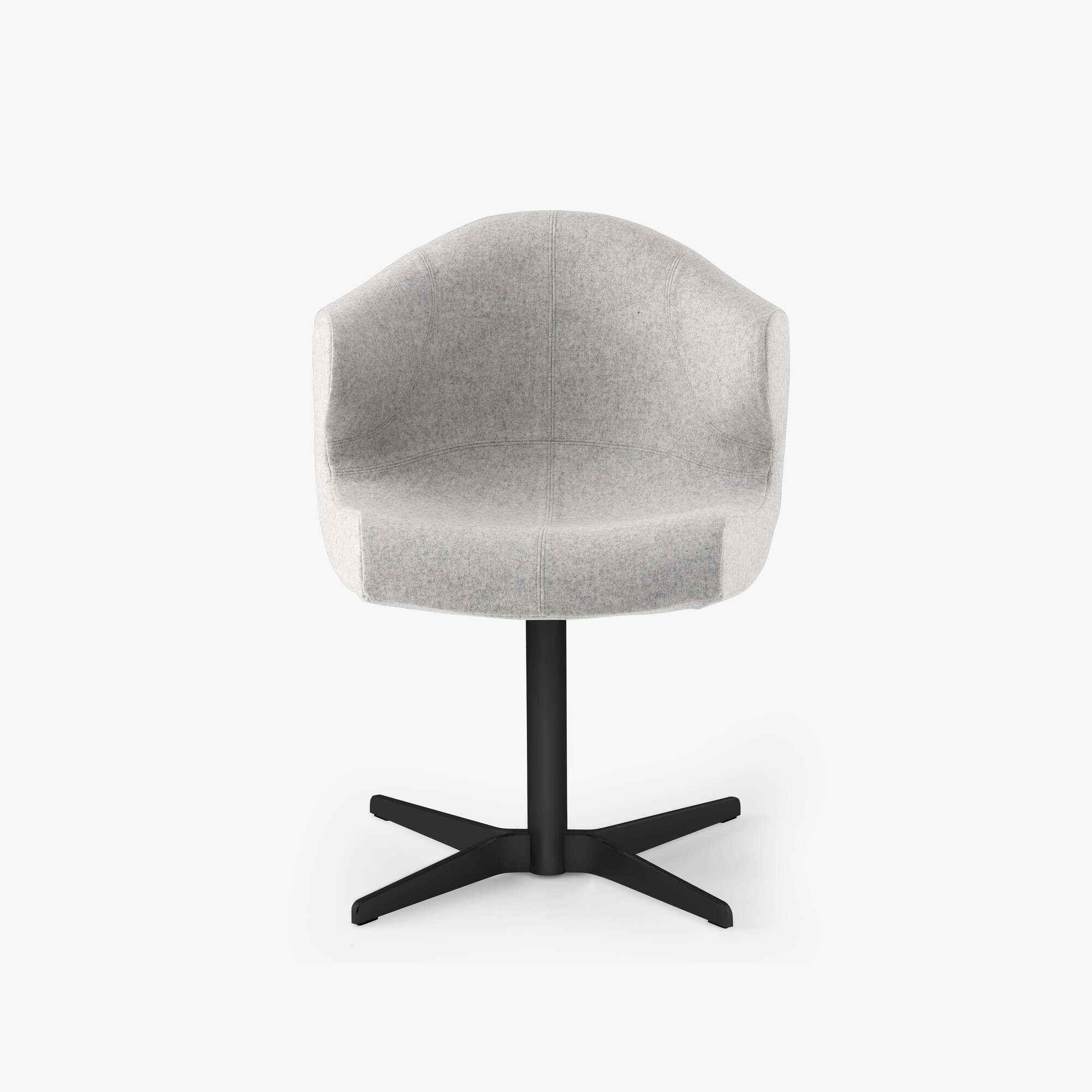 Image BRIDGESTUHL VIERSTERNDREHGESTELL SCHWARZ MATT 