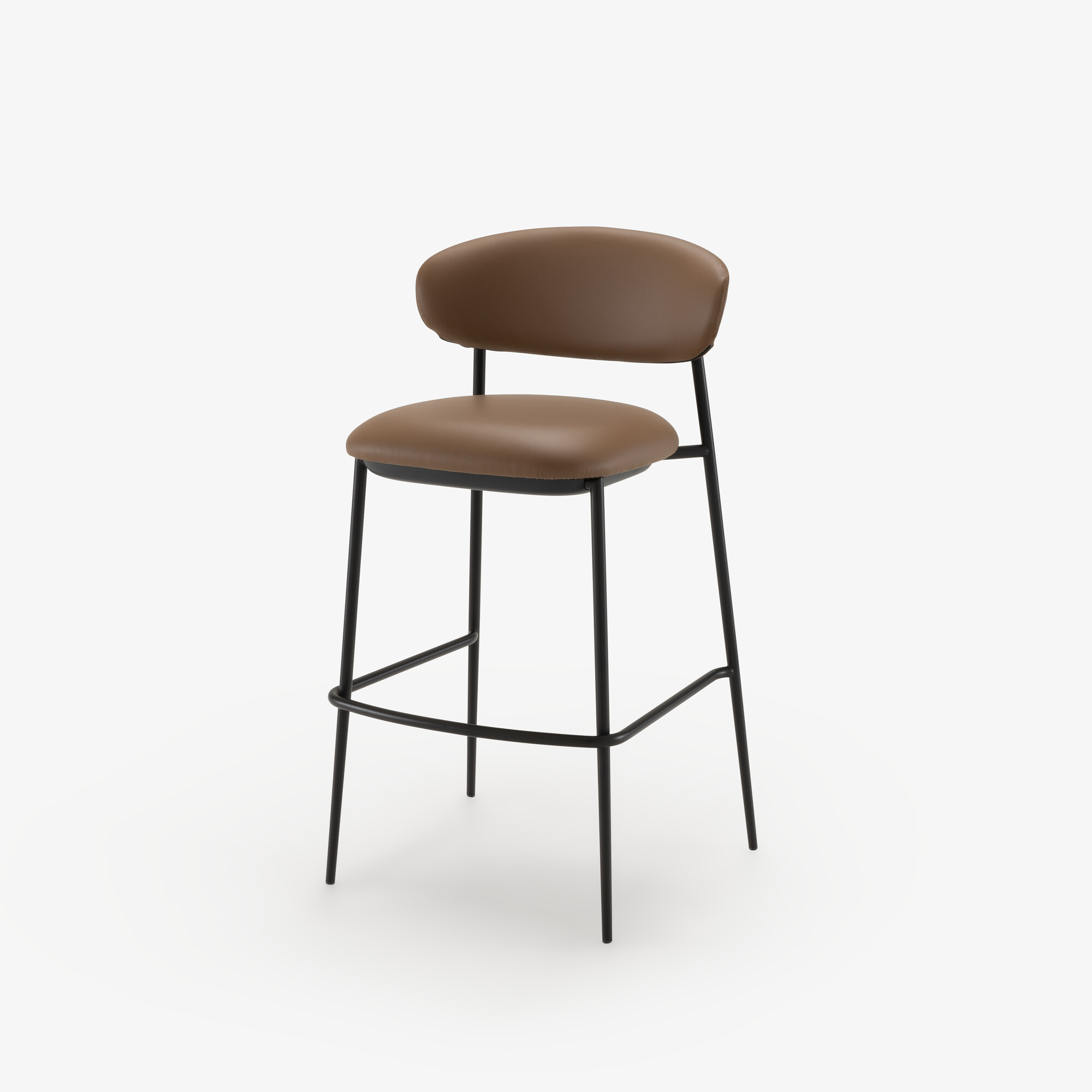 Image BARHOCKER SKIACCIA LEDER DAKO HELLBRAUN 2