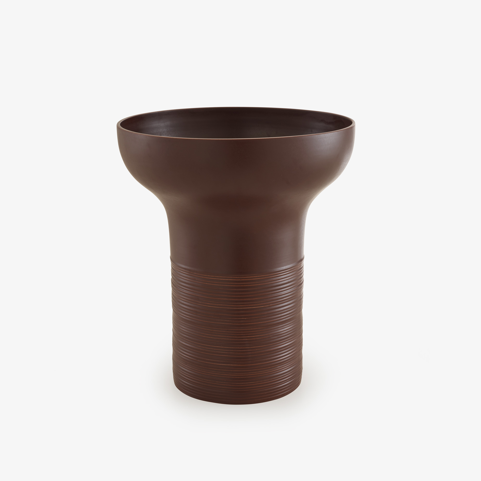 Image VASE GROSSES MODELL SCHOKOLADENBRAUN 1