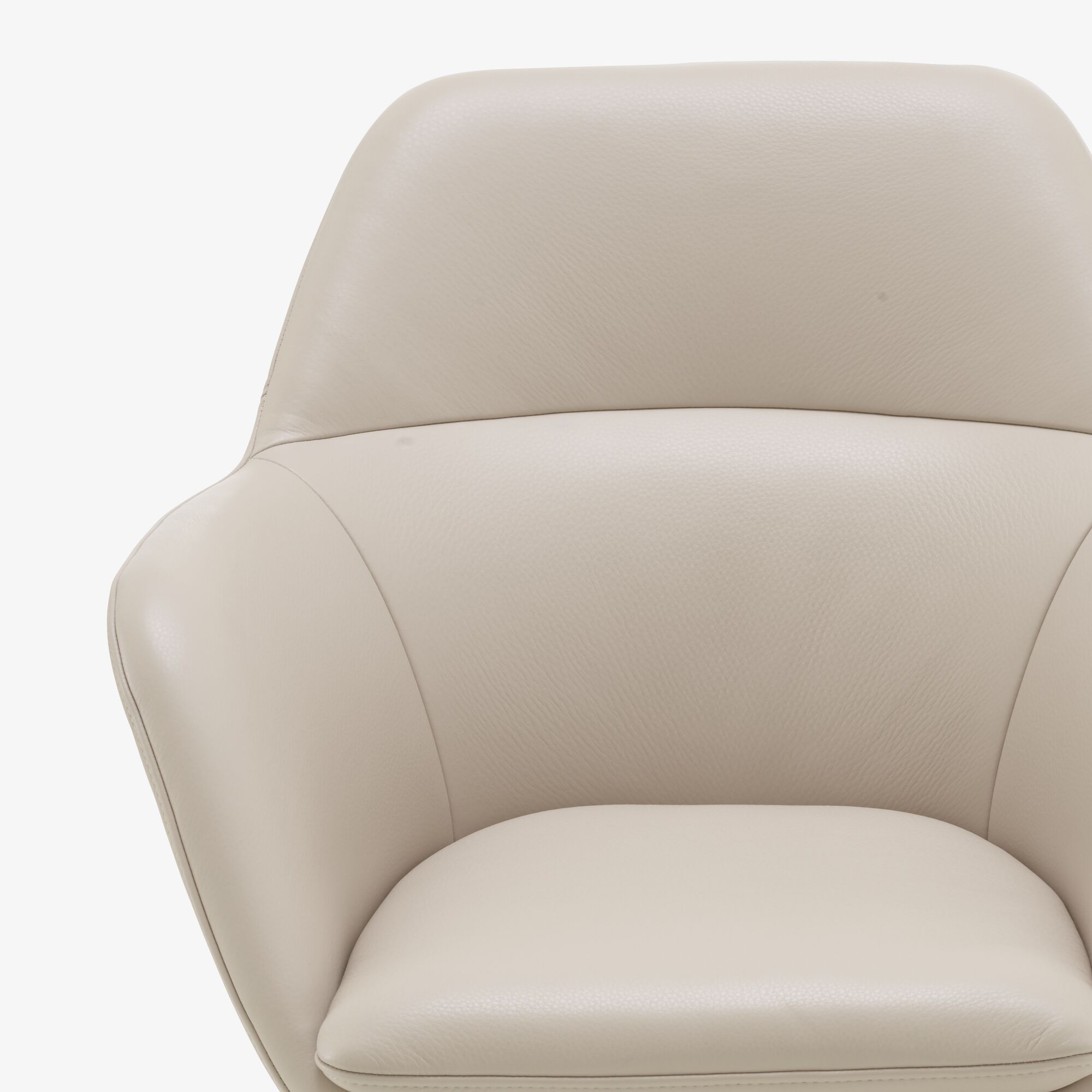 Image Chair with arms brilliant chrome central pedestal  9