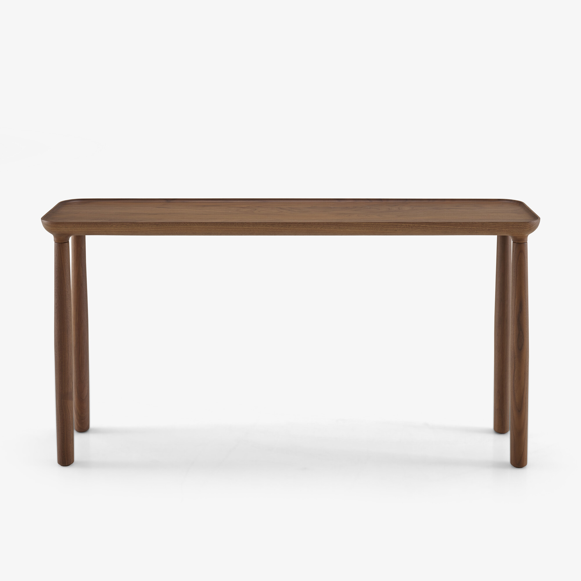 Image TABLE D'APPOINT HAUTEUR 60 NOYER AMÉRICAIN MASSIF