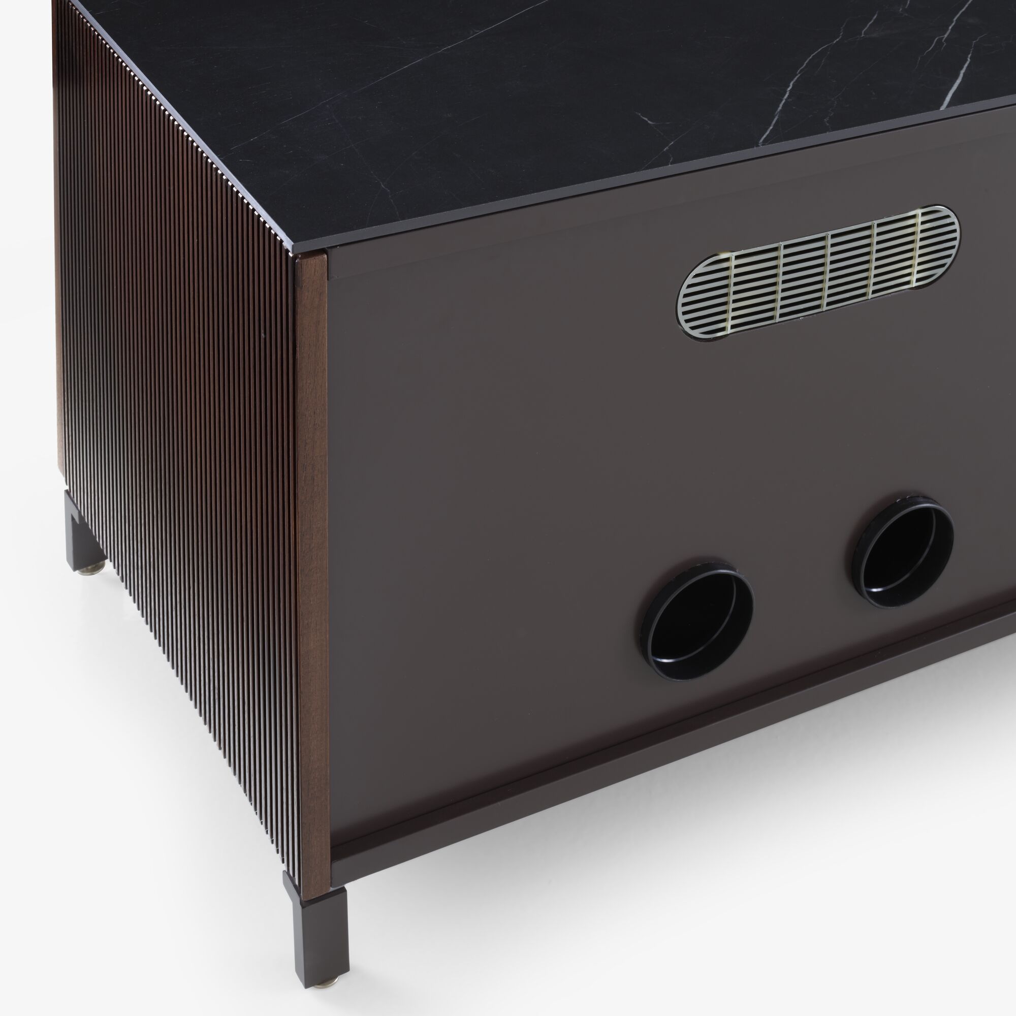 Image Tv cabinet 2 flap doors + 1 drawer  3