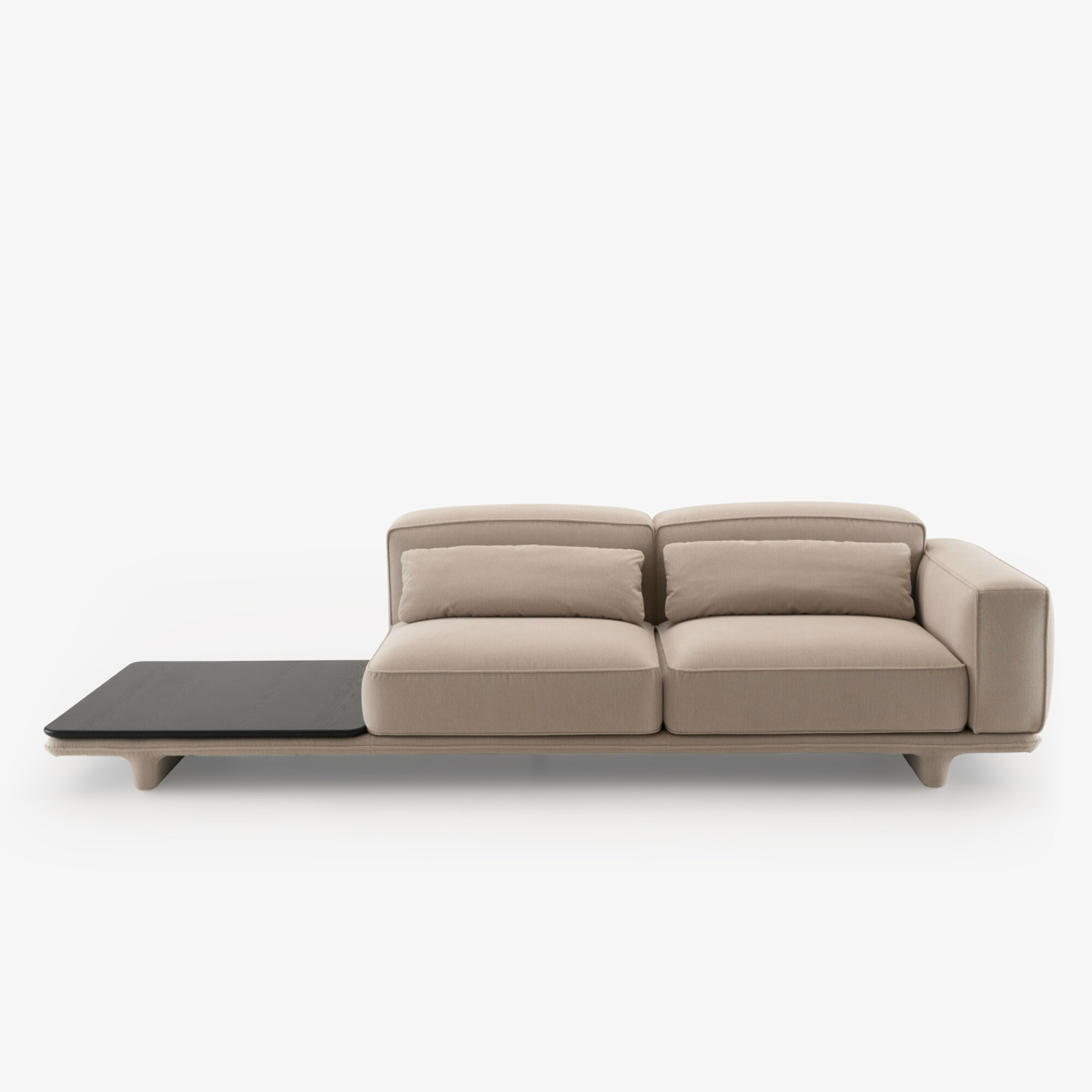 Image 1-ARM LOVESEAT WITH SHELF  