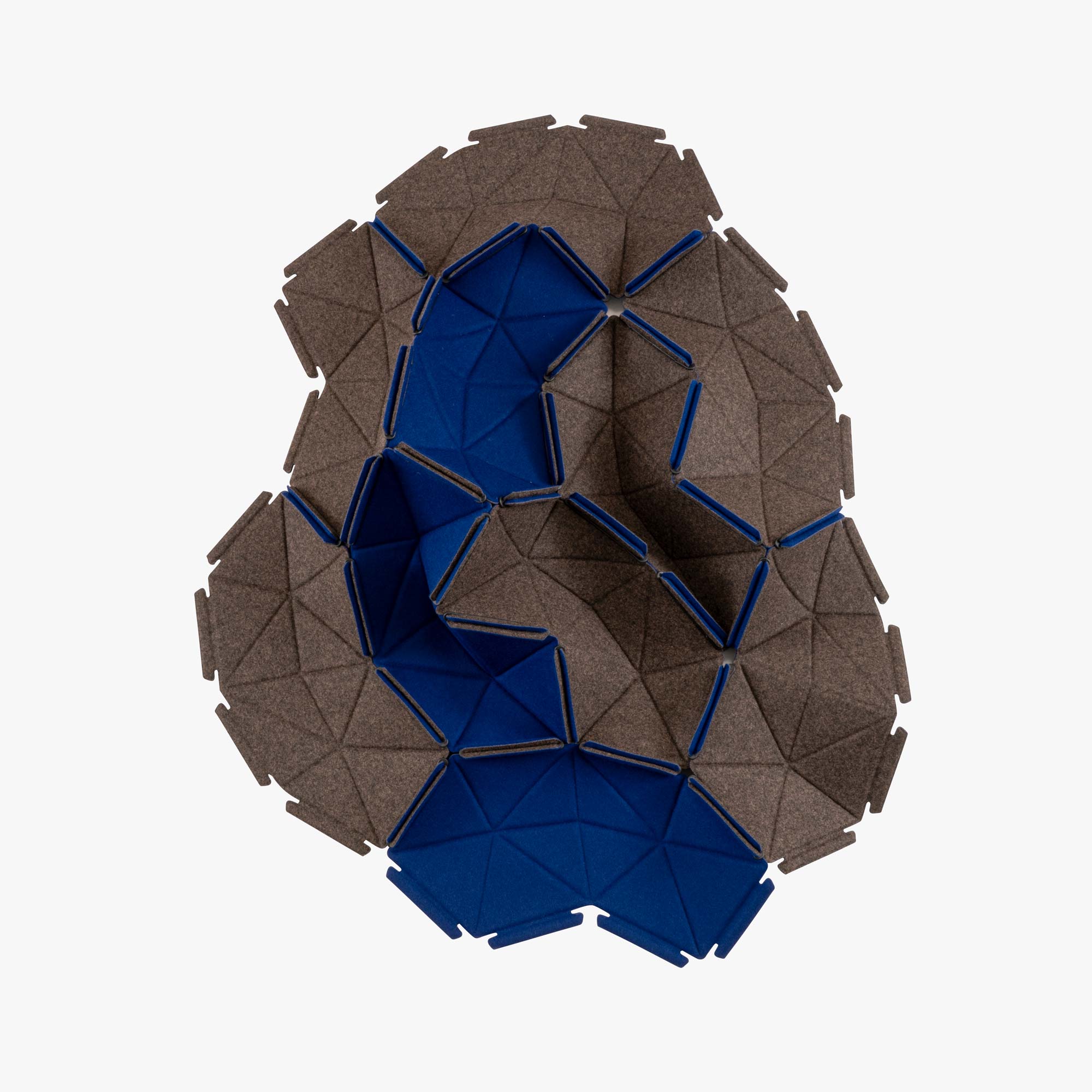 Image BOITE DE 10 PIECES DIVINA 791/M378 - BLEU AZUR/CHINÉ BRUN
