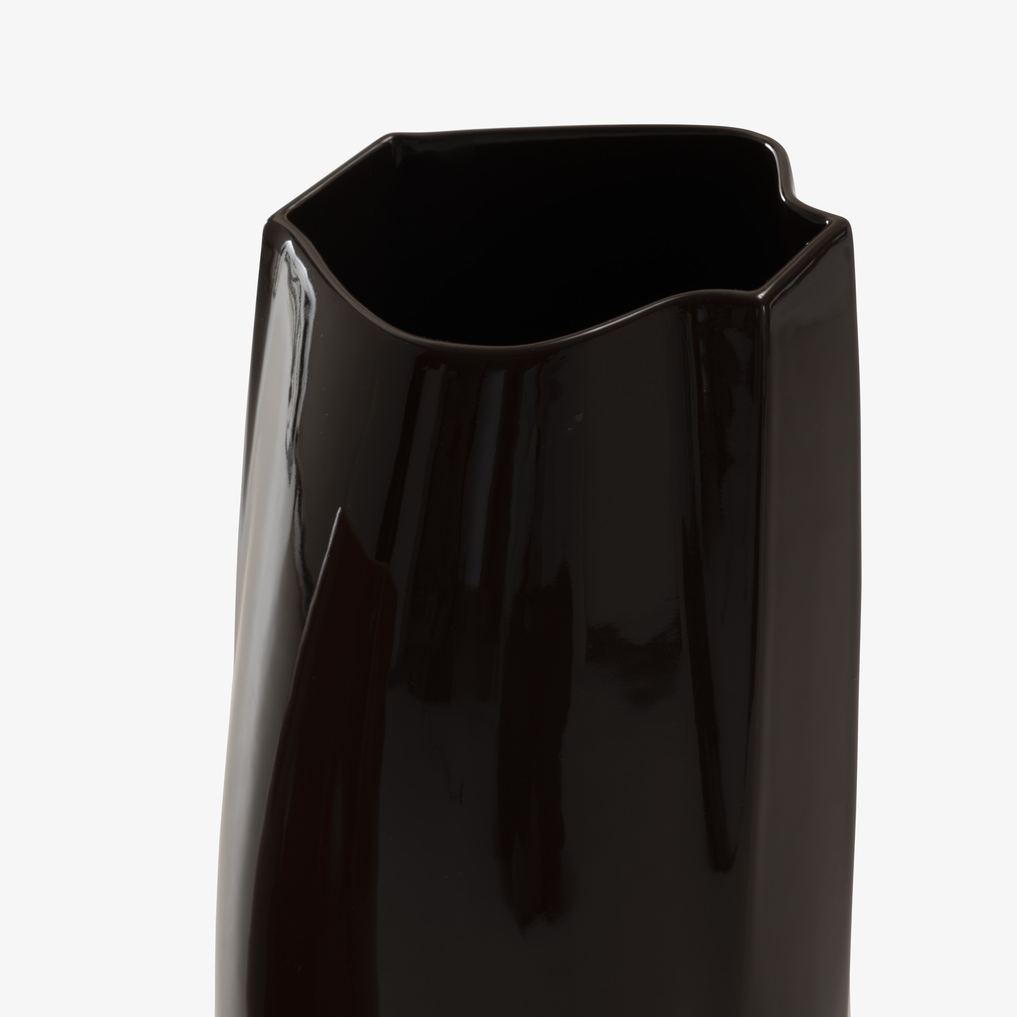 Image Vase large brun chocolat 2