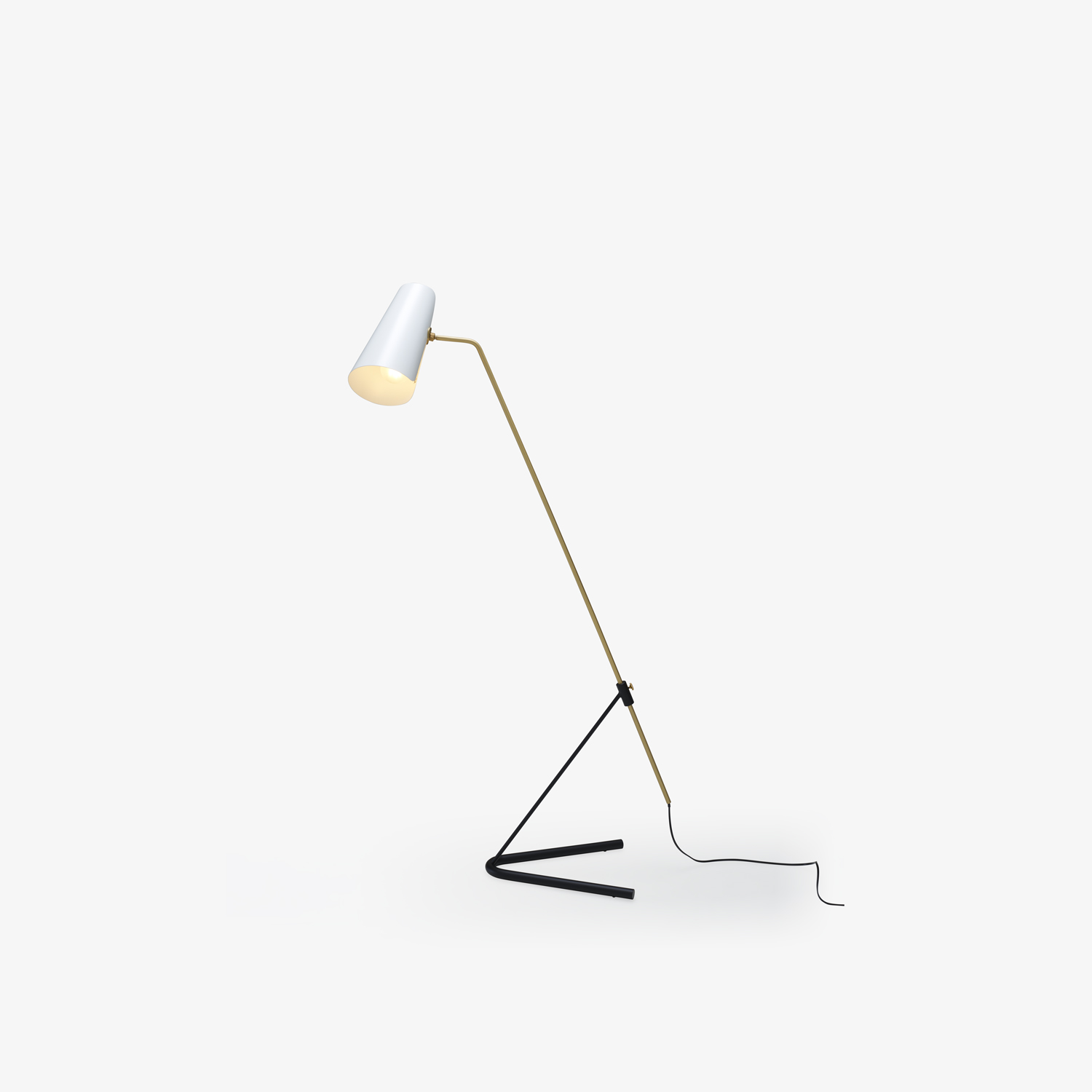 Image FLOOR LAMP WHITE SHADE 