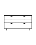 COMMODE A 6 TIROIRS C 27 