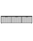 TV CABINET 2 FLAP DOORS + 1 DRAWER 