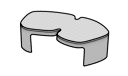 TABLE BASSE PLATEAU EN TRAVERTIN 
