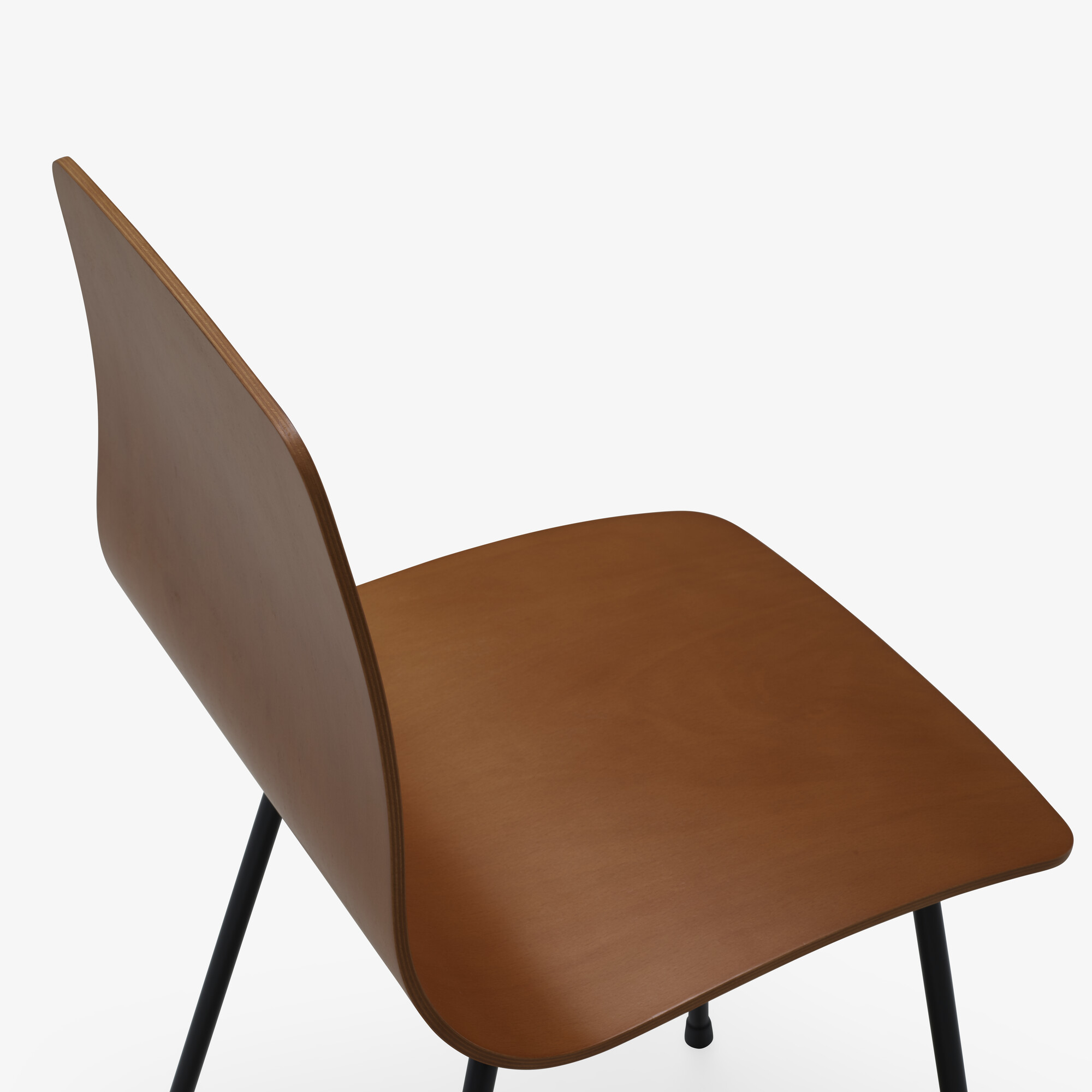 Image SATZ MIT 2 STÜHLEN GESTELL STAHL LACK SCHWARZ  6
