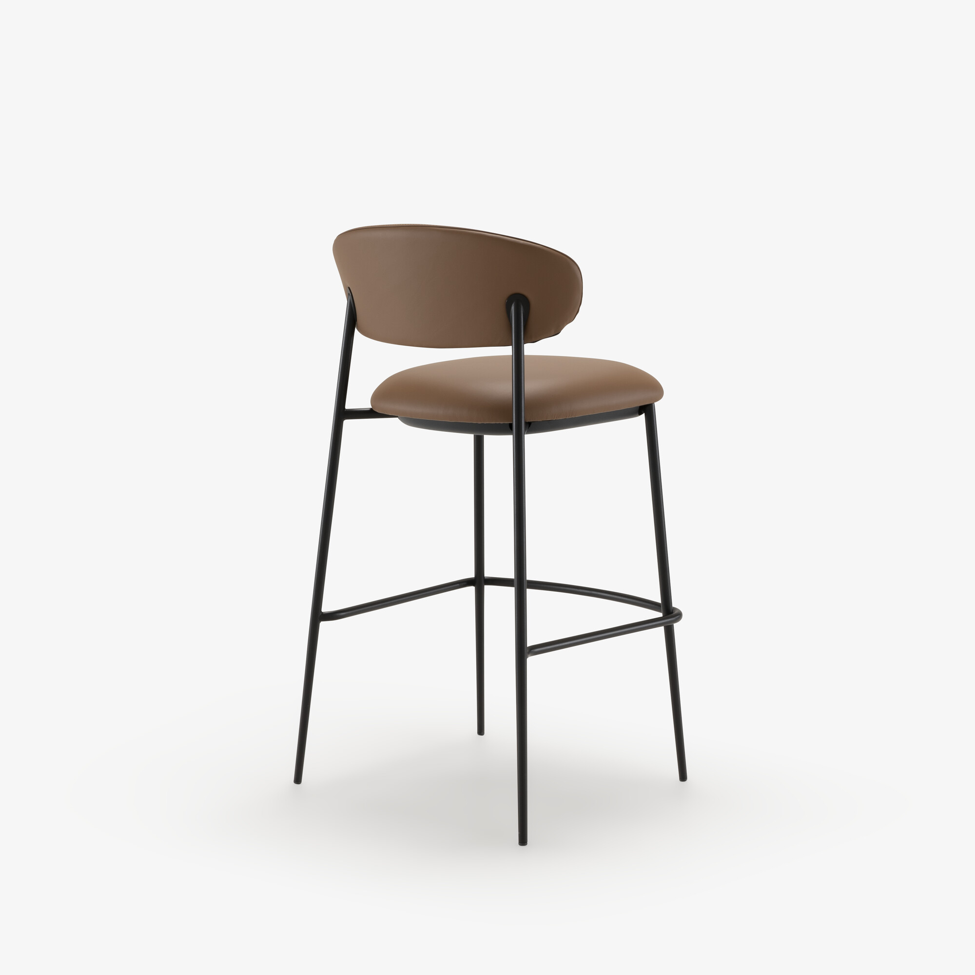 Image BARHOCKER SKIACCIA LEDER DAKO HELLBRAUN 3