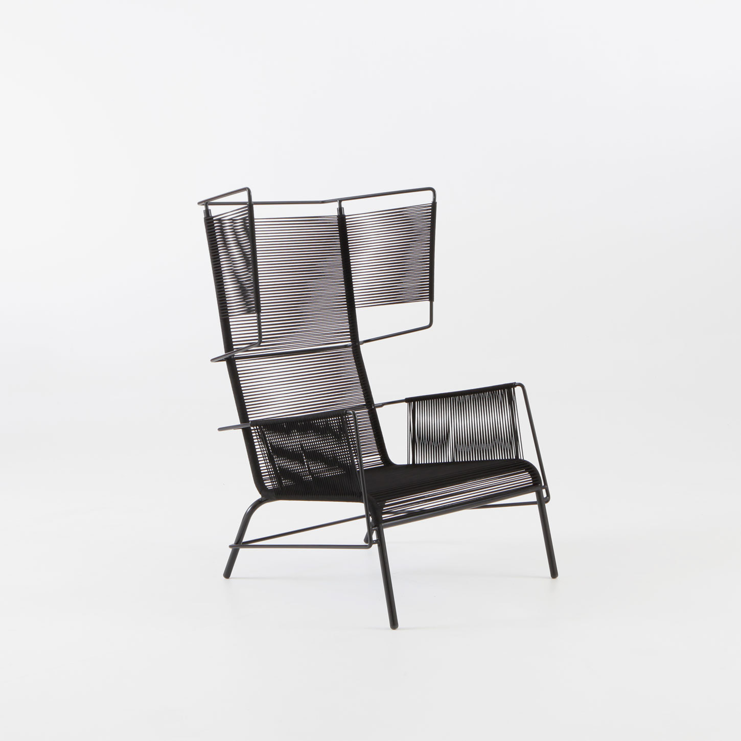 Image SESSEL MIT ARMLEHNEN SCHWARZ INDOOR / OUTDOOR 2