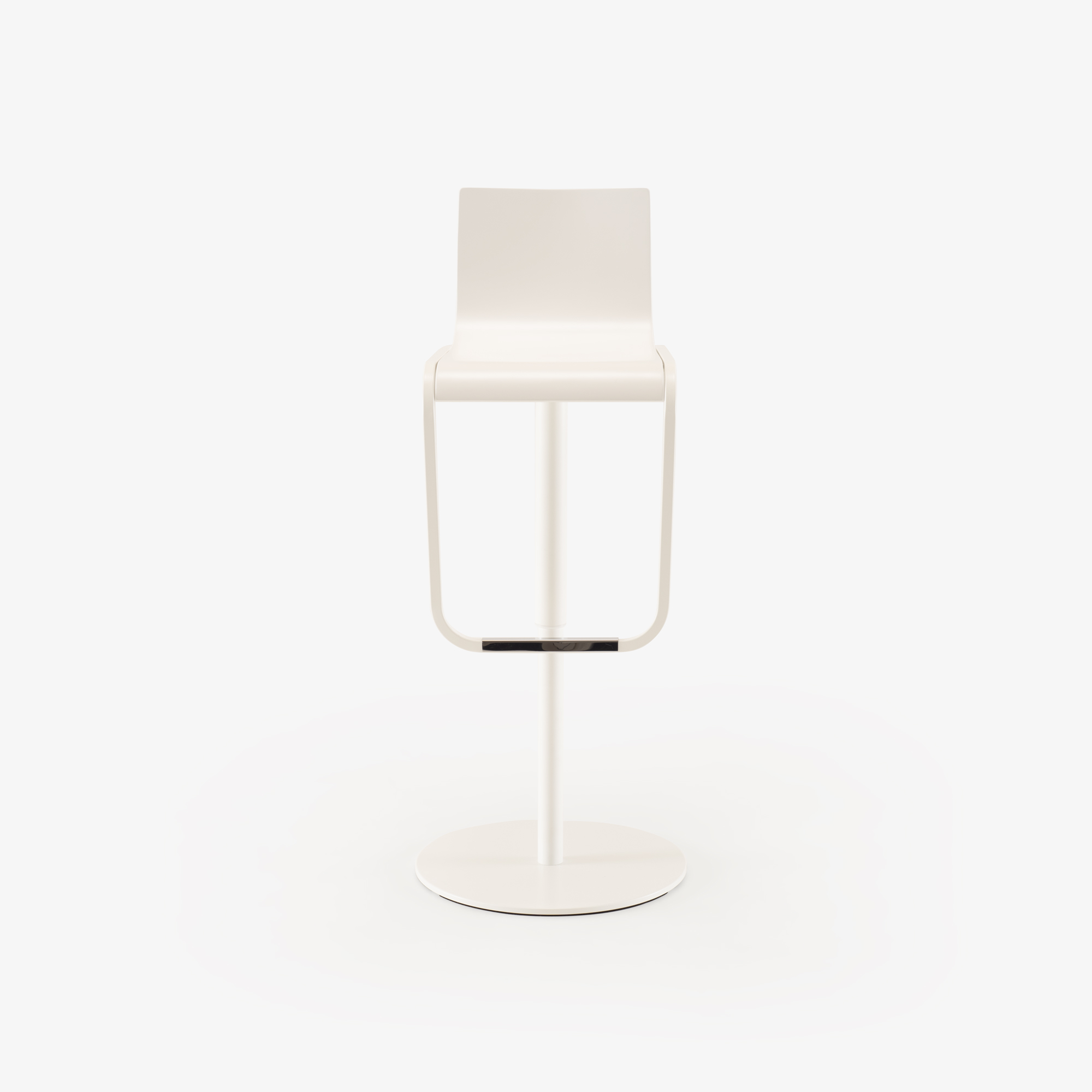 Image Tabouret blanc  1
