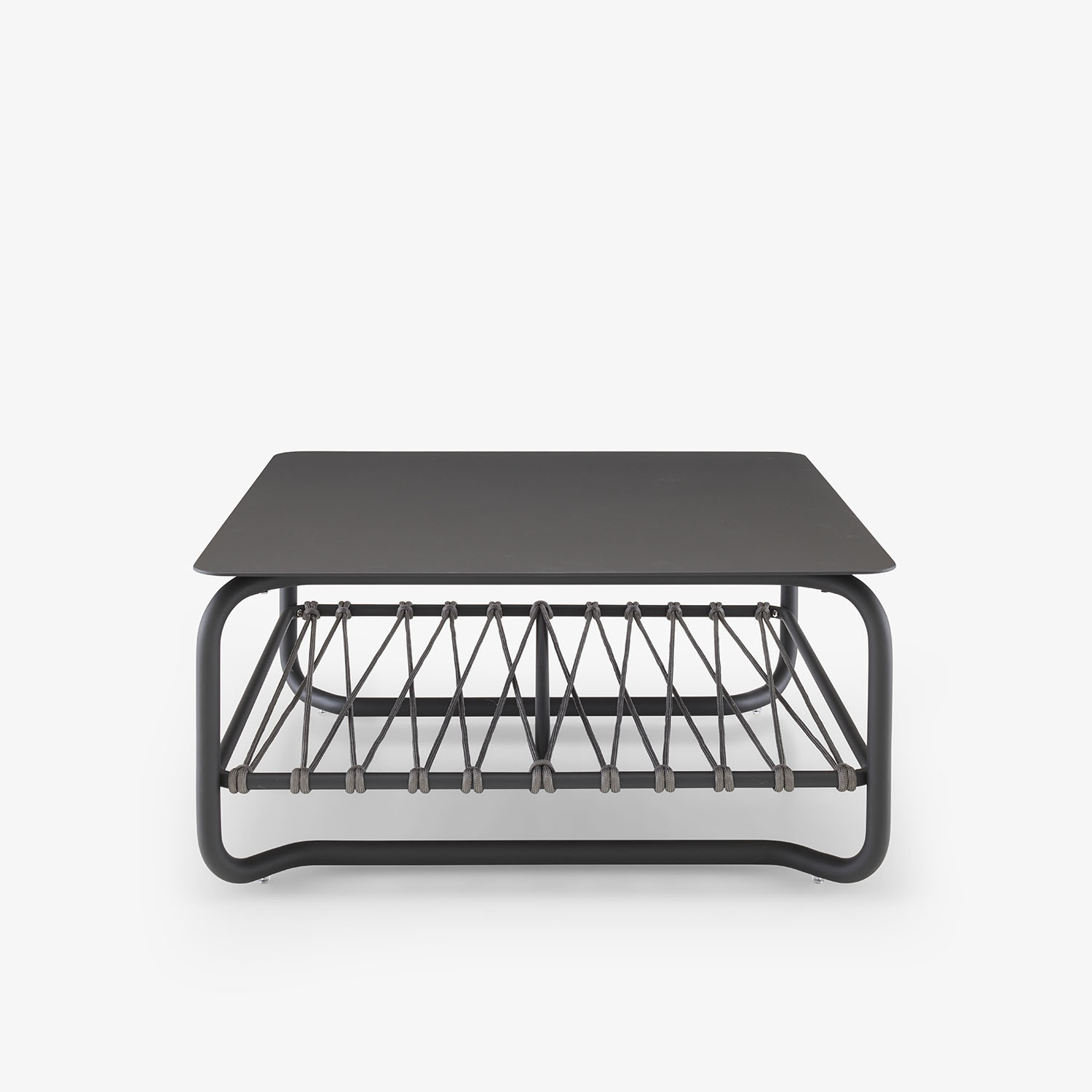 Image GARTEN-COUCHTISCH AUS ALUMINIUM, IN ANTHRAZIT LACKIERT   1