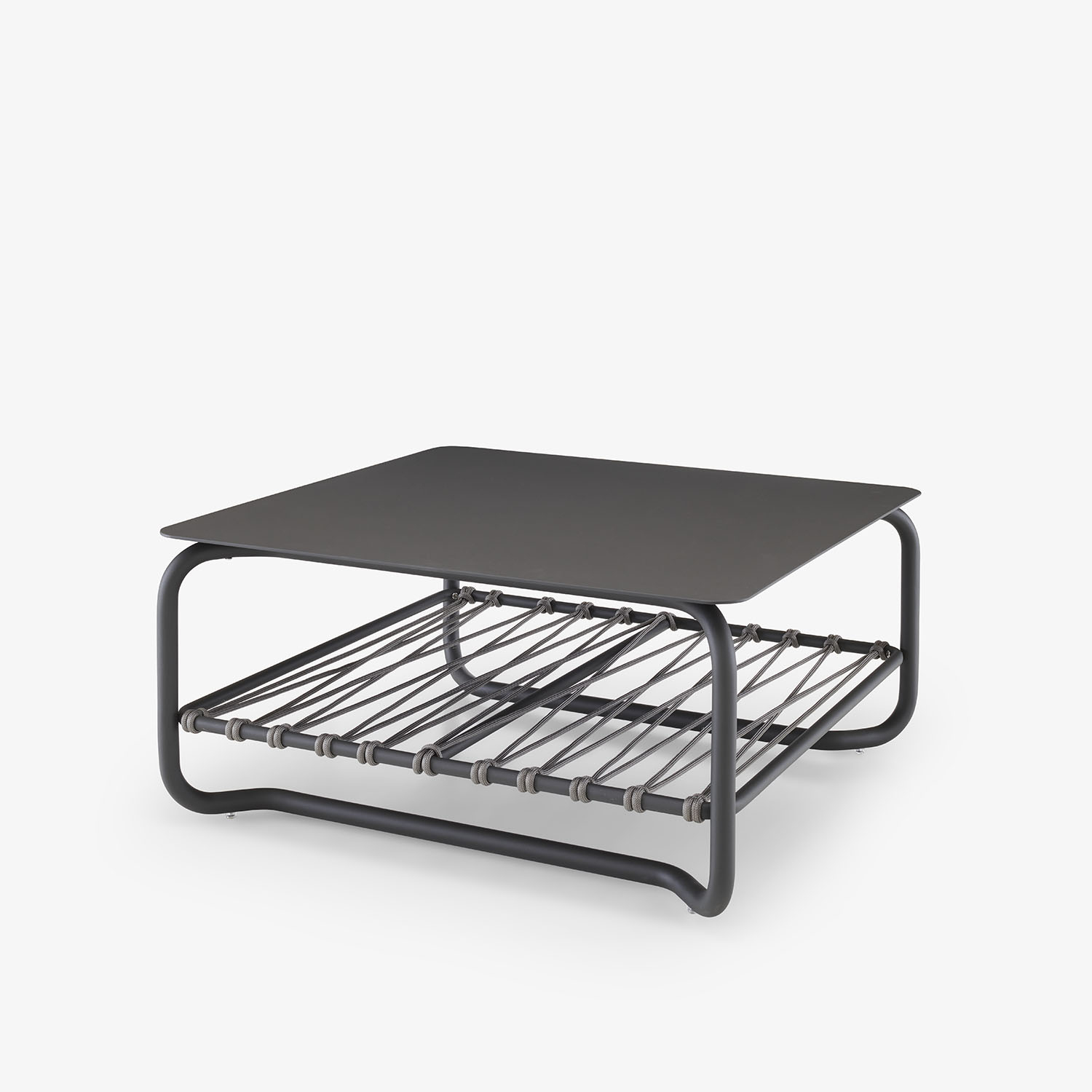 Image GARTEN-COUCHTISCH AUS ALUMINIUM, IN ANTHRAZIT LACKIERT   2