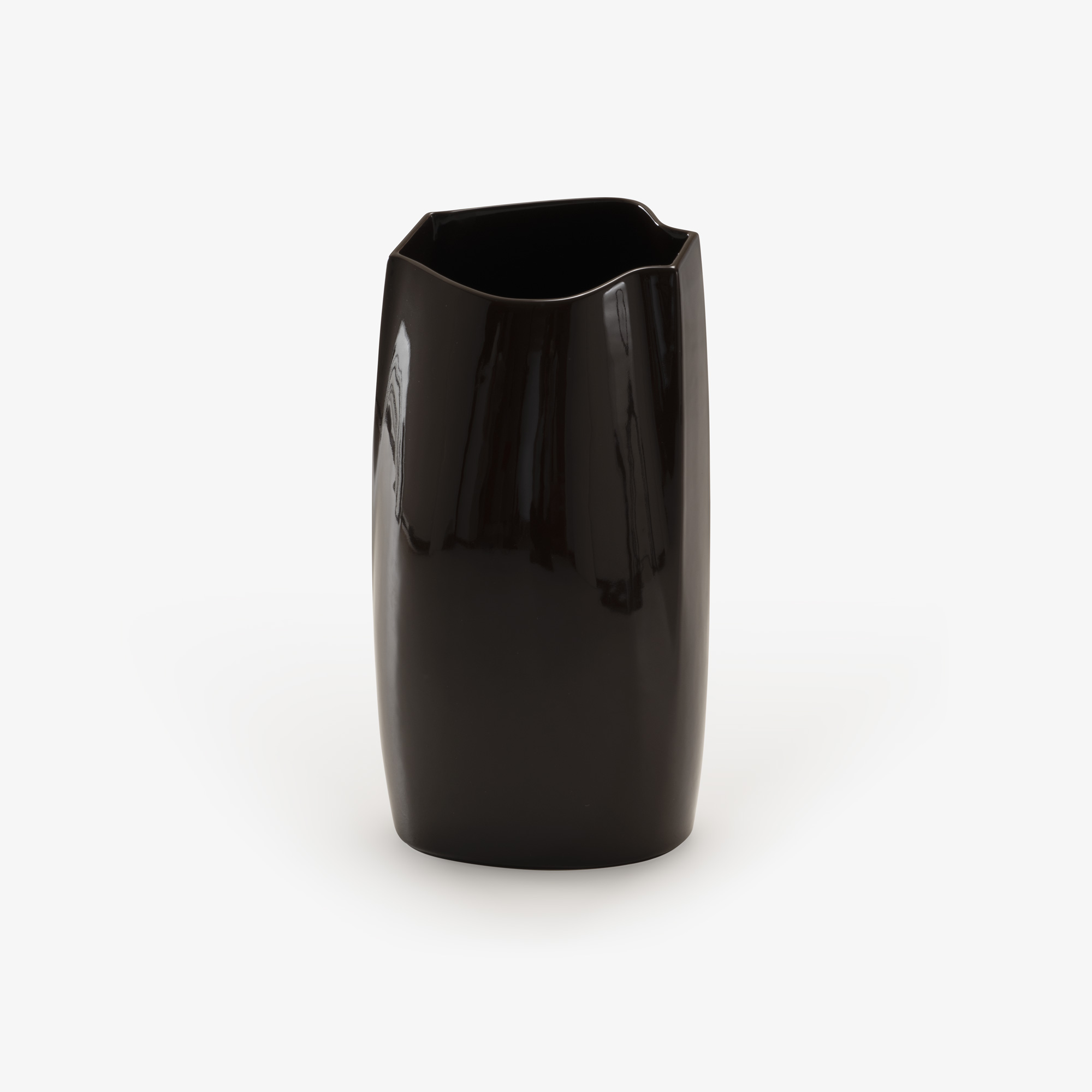 Image Vase grand modèle brun chocolat 1