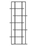 REGALELEMENT BREIT - 2T  