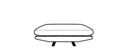 POUF RECTANGULAIRE PROFONDEUR 100 