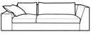 3-SITZER ASYMMETRISCH LINKS  
