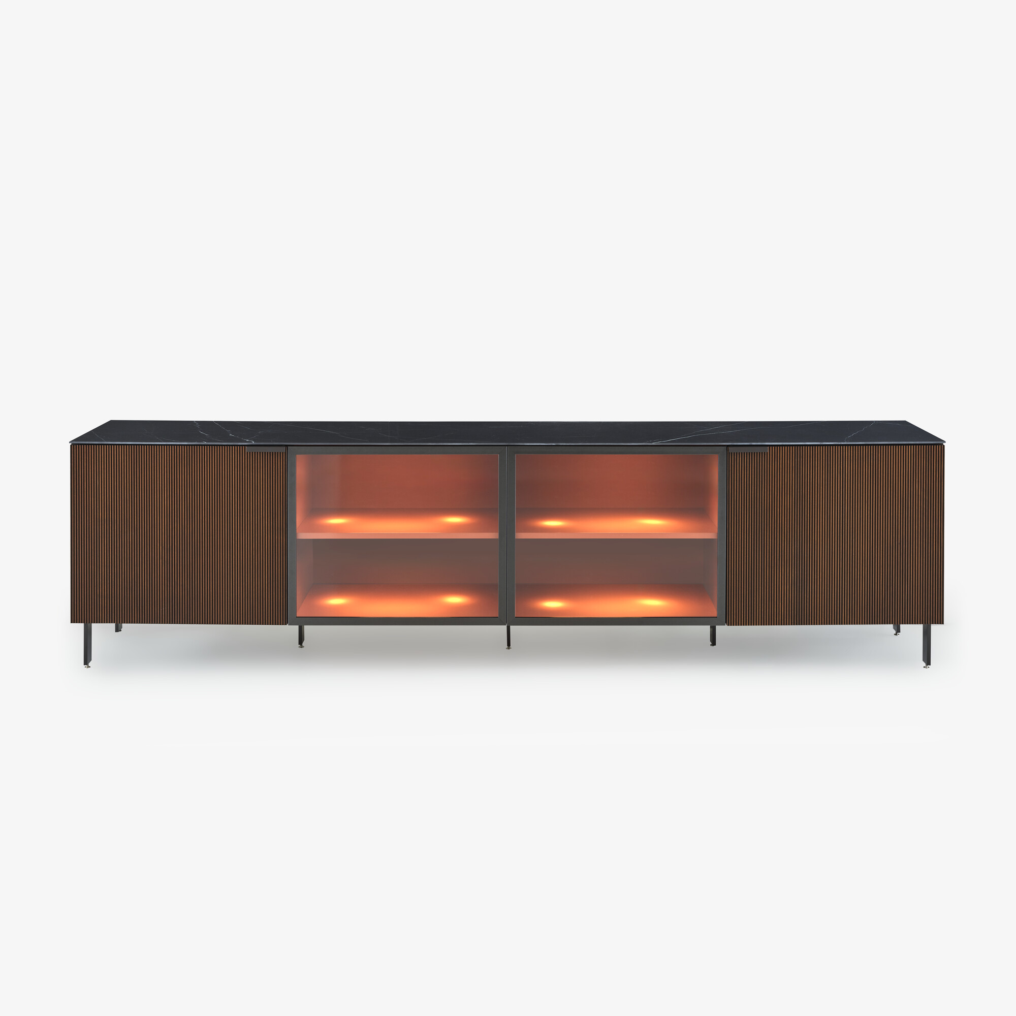 Image Sideboard with glass door 两扇门  1