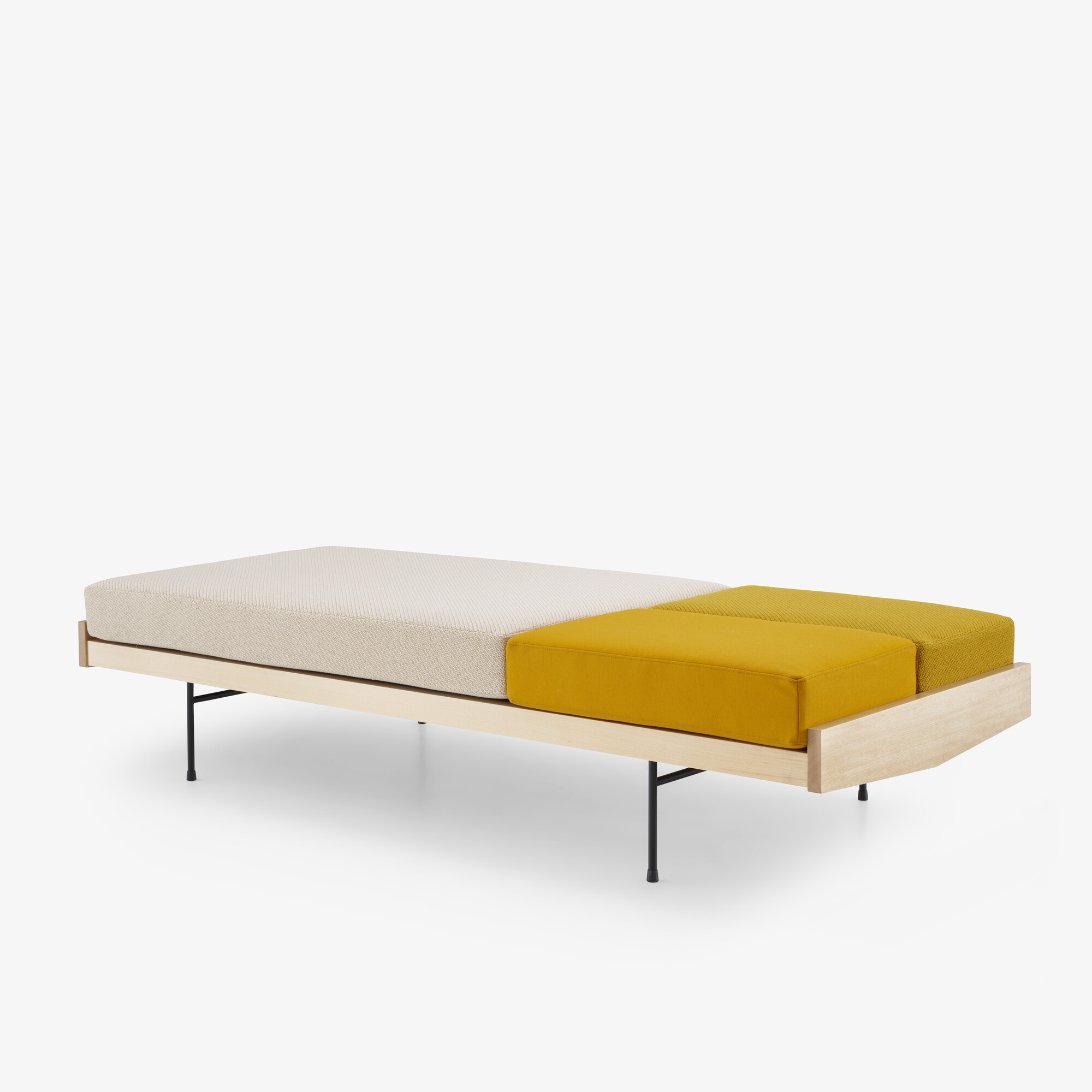Image SCHLAFSOFA FÜSSE METALL LACKSCHWARZ  3