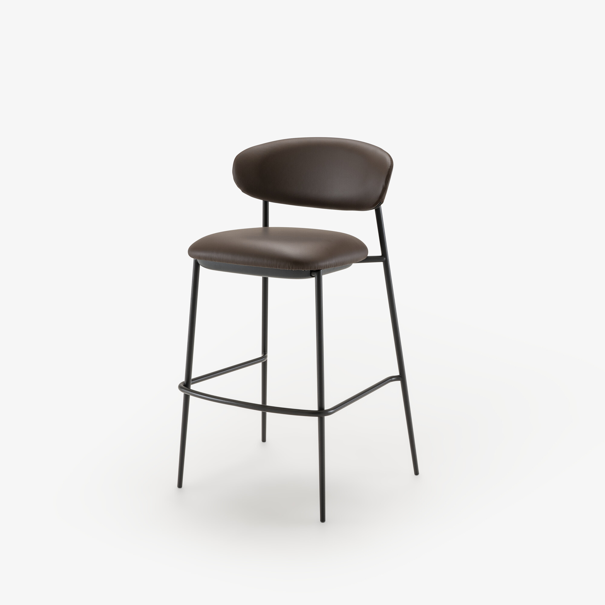 Image BARHOCKER SKIACCIA LEDER DAKO DUNKELBRAUN 2