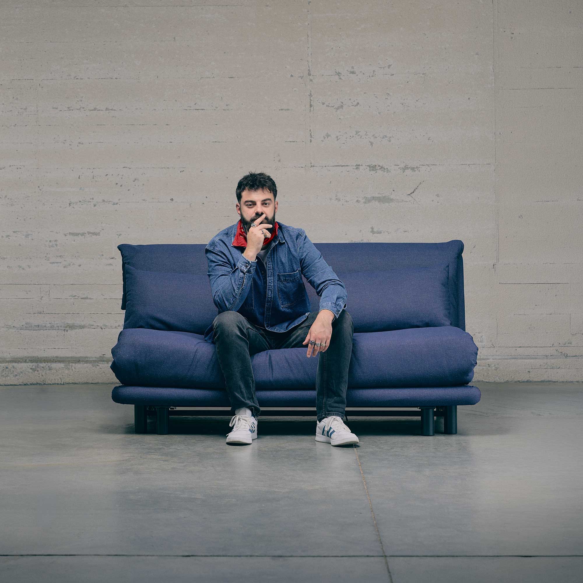 Image SCHLAFSOFA 3-SITZIG MIT KEILKISSEN  
