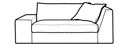 2-SITZER ASYMMETRISCH LINKS  
