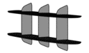 WANDBODEN NOYER AMERICAIN / LAQUE NOIR GROSSES MODELL
