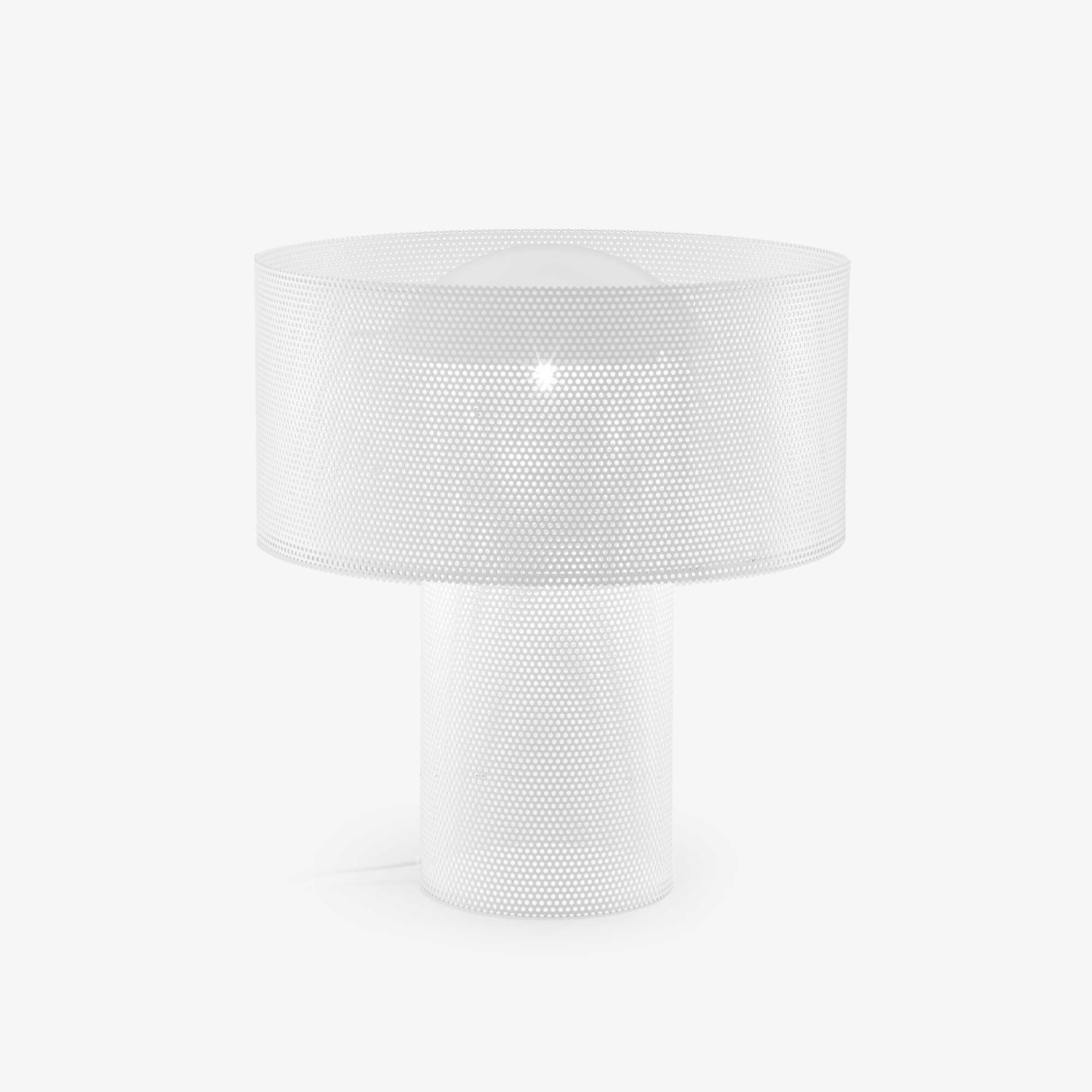 Image LAMPE À POSER BLANC 