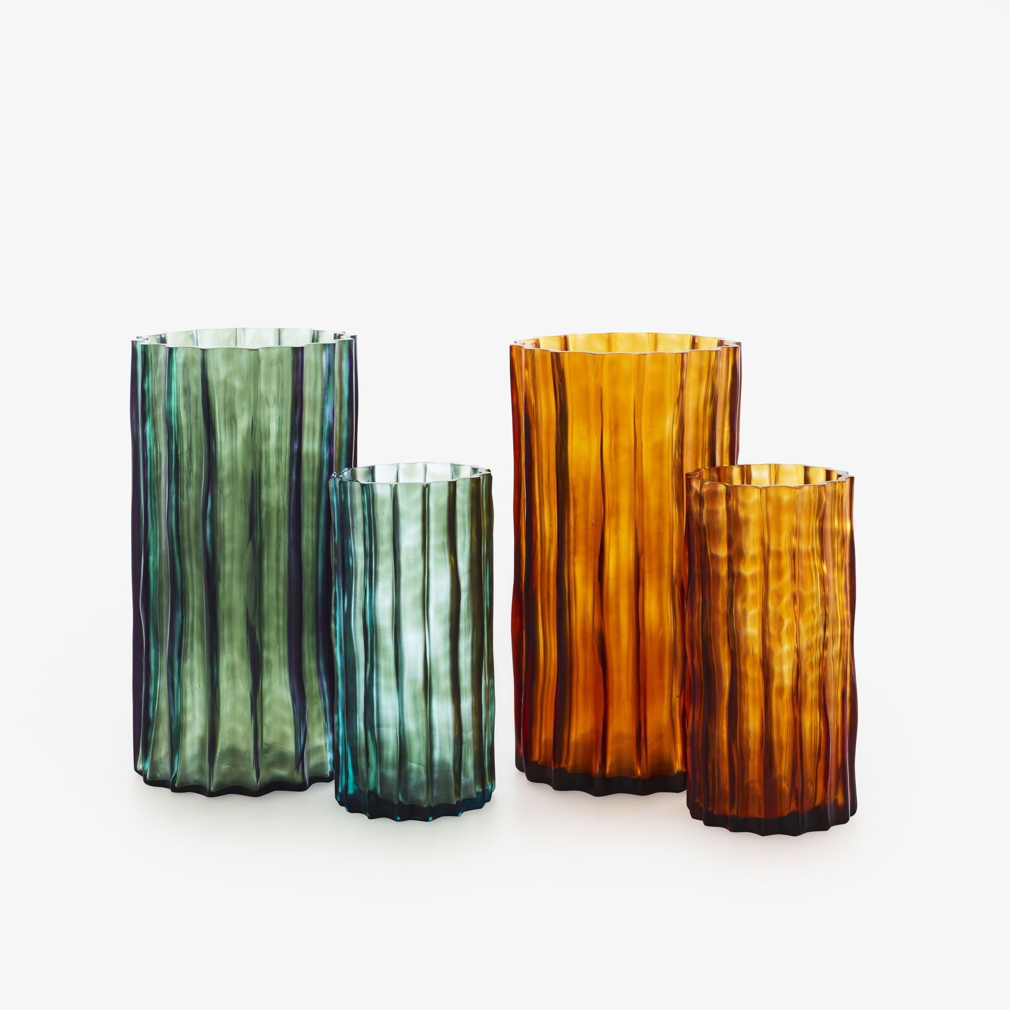 Image Jeu de 2 vases petit modèle vert 3
