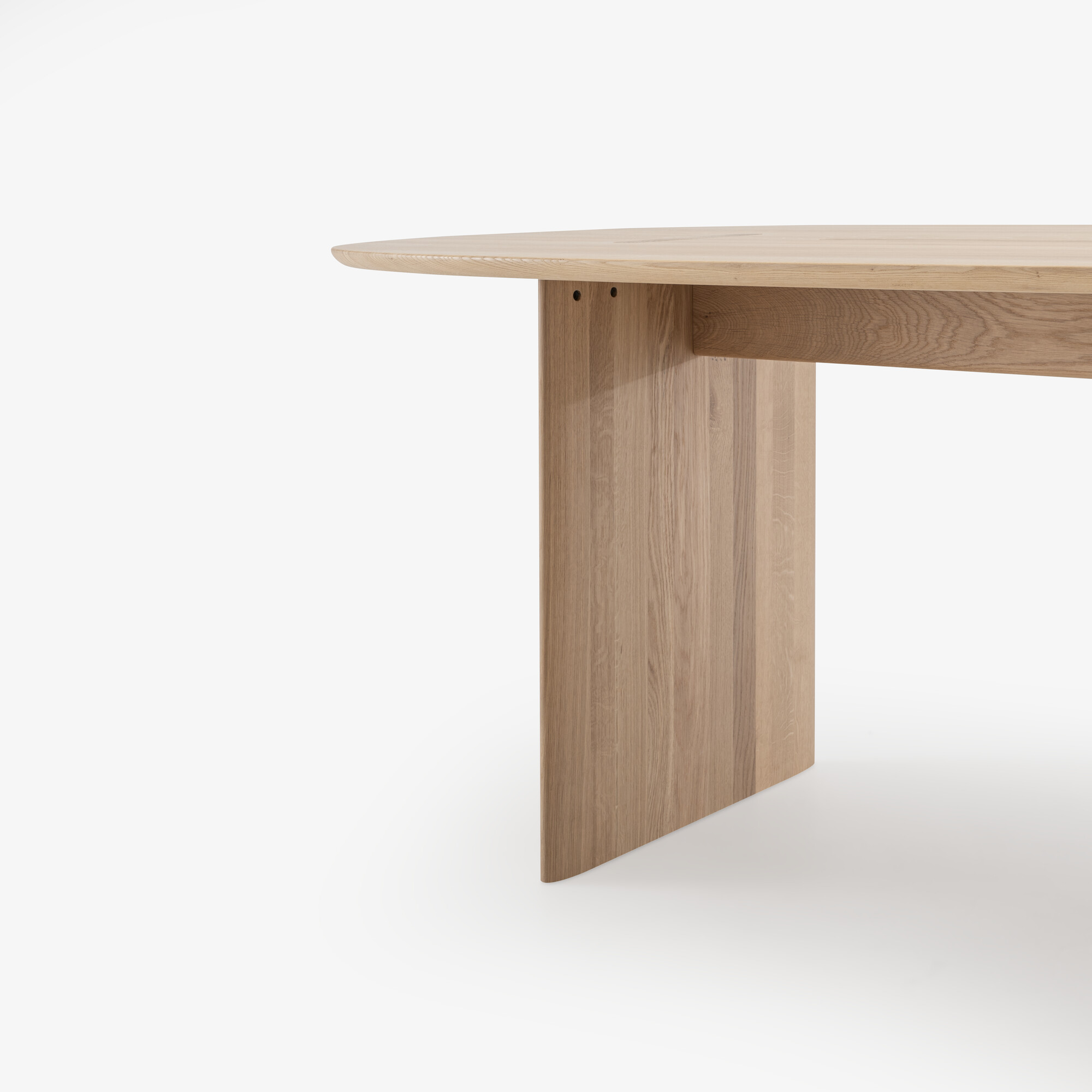 Image Dining table solid whitened oak from stock 3