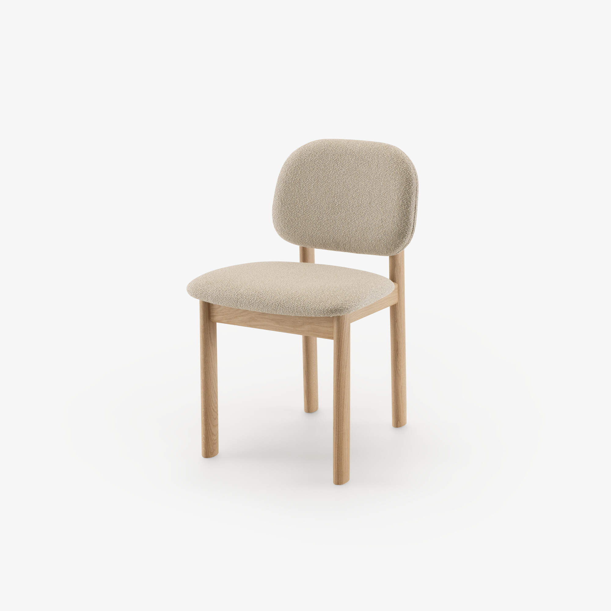 Image Set of 2 chairs whitened oak ecru 2
