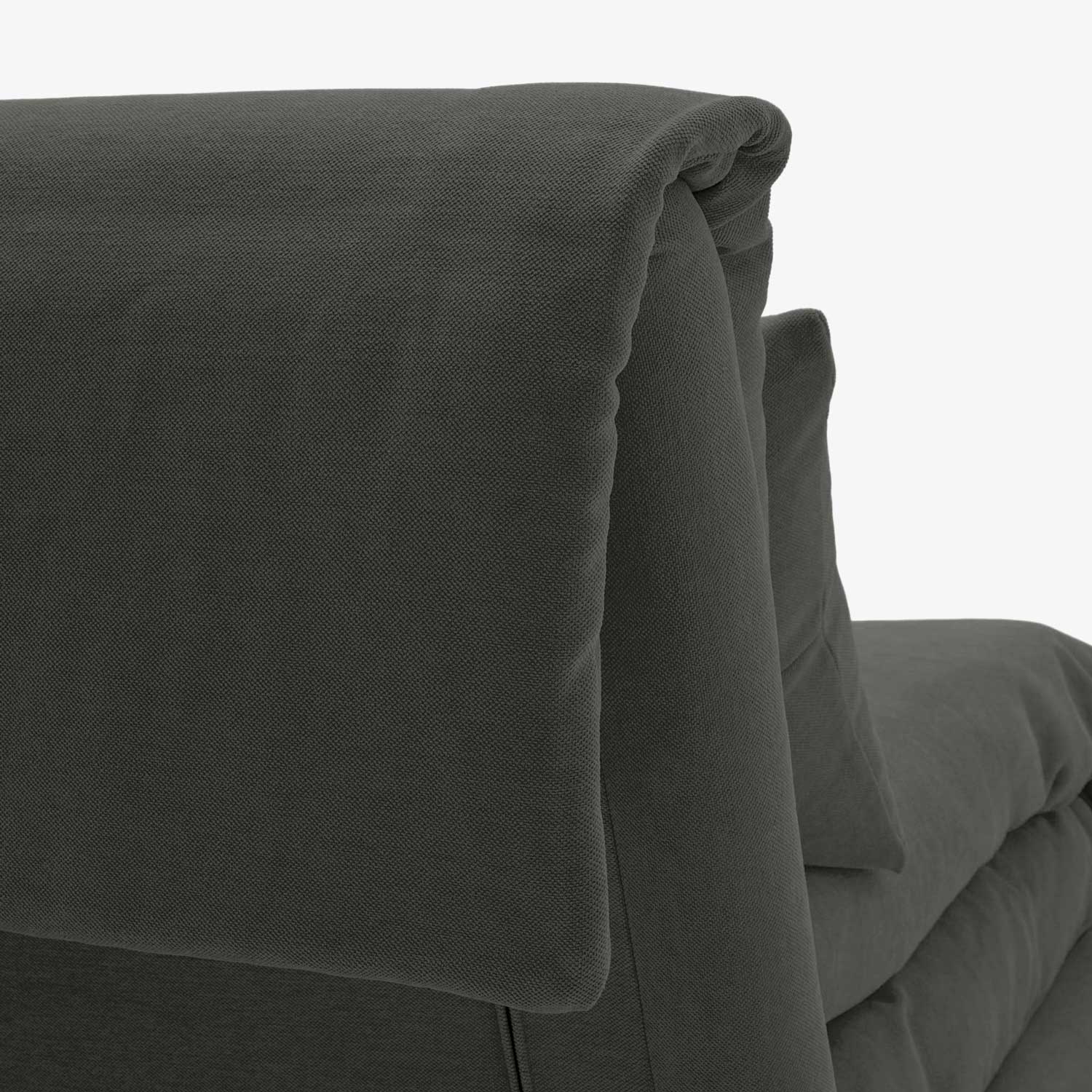 Image Bedsettee 155 without arms with lumbar cushions soft version amalfi fabric 8