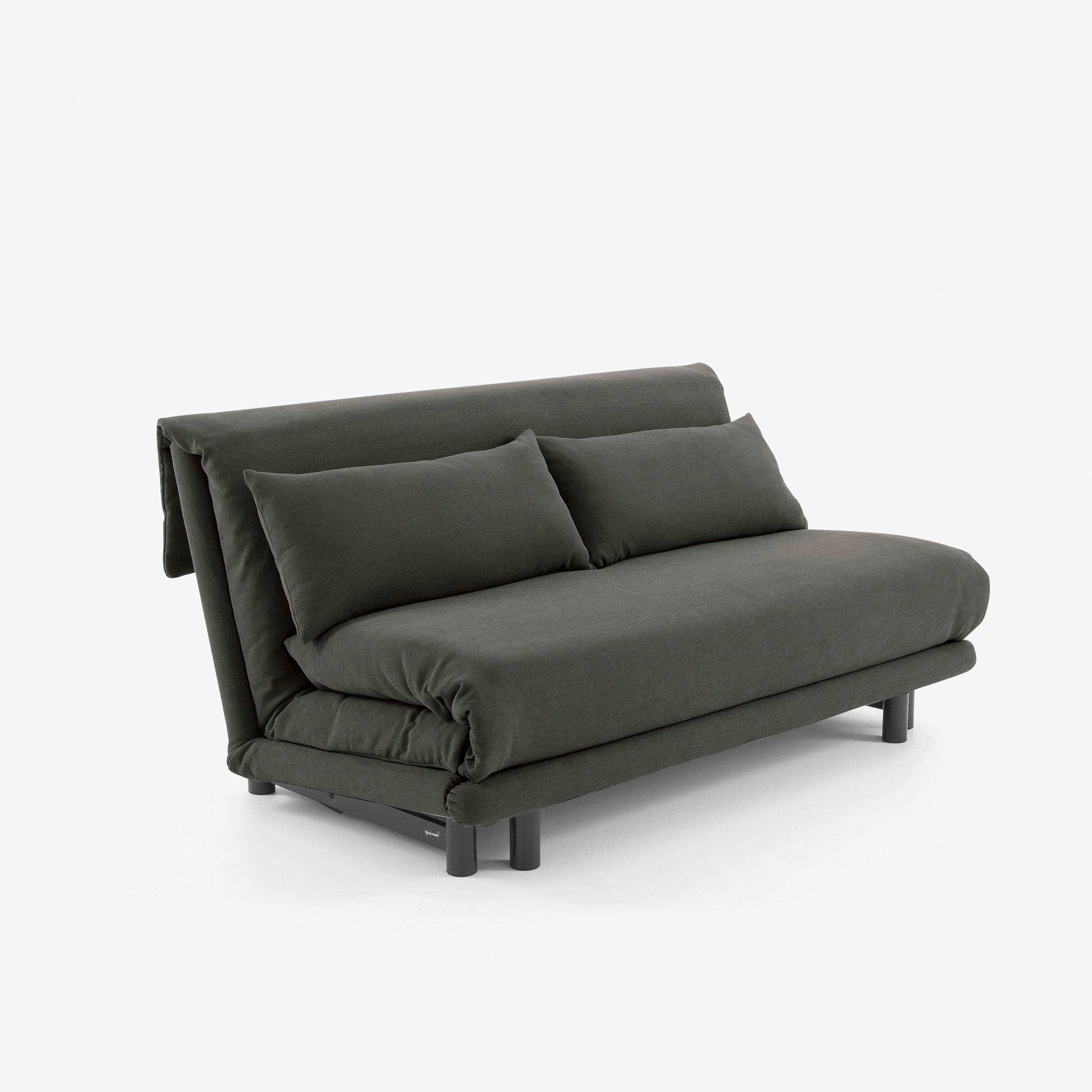 Image Bedsettee 155 without arms with lumbar cushions soft version amalfi fabric 2