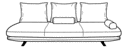 LARGE SETTEE DEPTH 120 