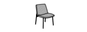 CHAIR SATIN BLACK LACQUERED BASE 