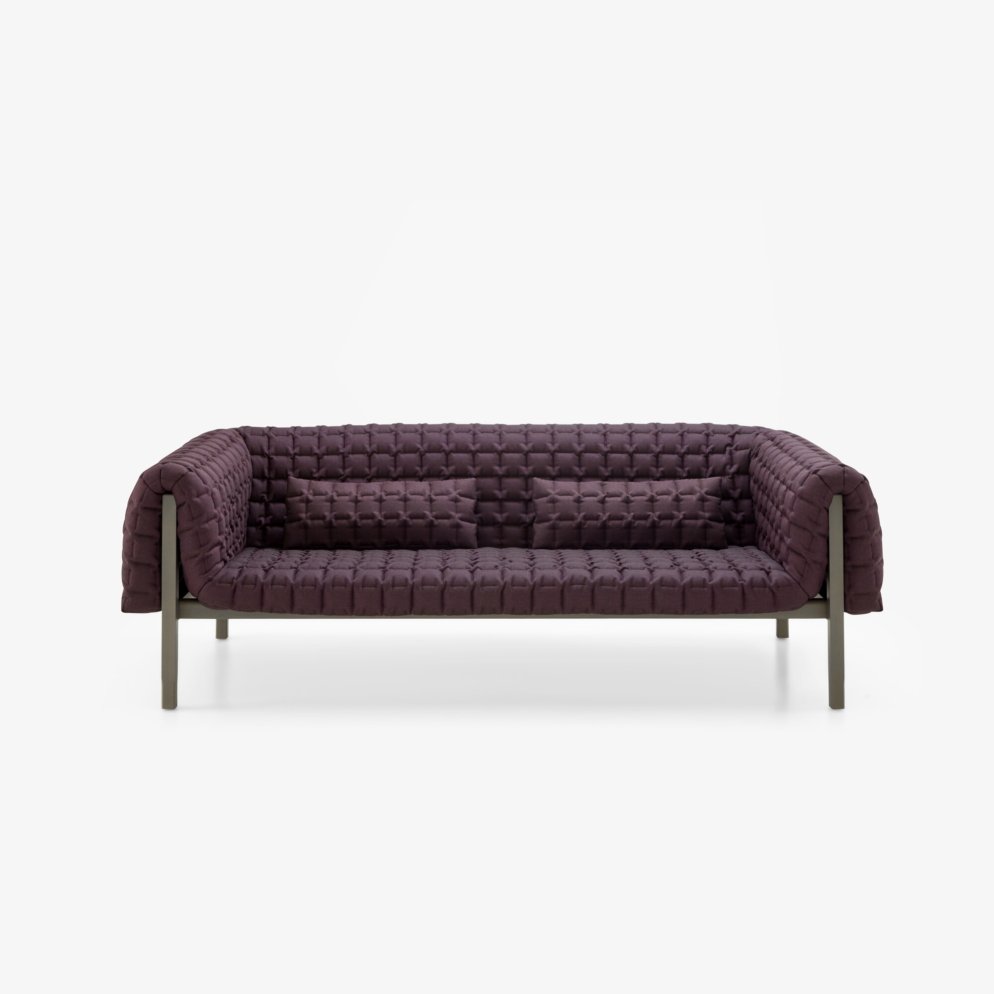 Image LARGE SETTEE LOW BACK WITH 2 LUMBAR CUSHIONS