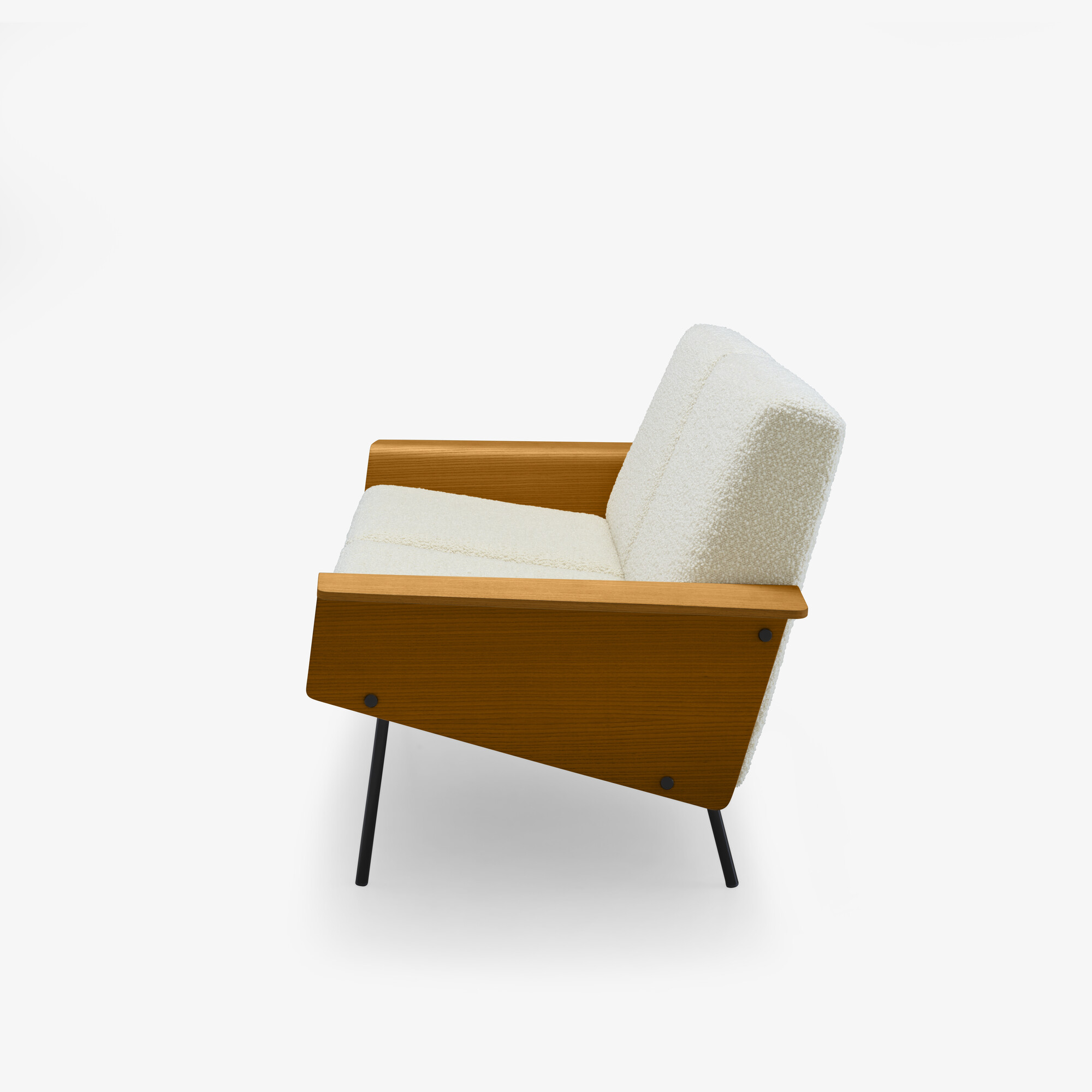 Image Settee wood arms  4
