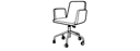 CARVER CHAIR SET OF FEET WITH WHEELS 