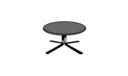 LOW TABLE BLACK LACQUERED BASE EMPERADOR CERAMIC STONEWARE TOP