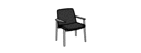 CARVER CHAIR GUARICHE STAINED ASH BASE 