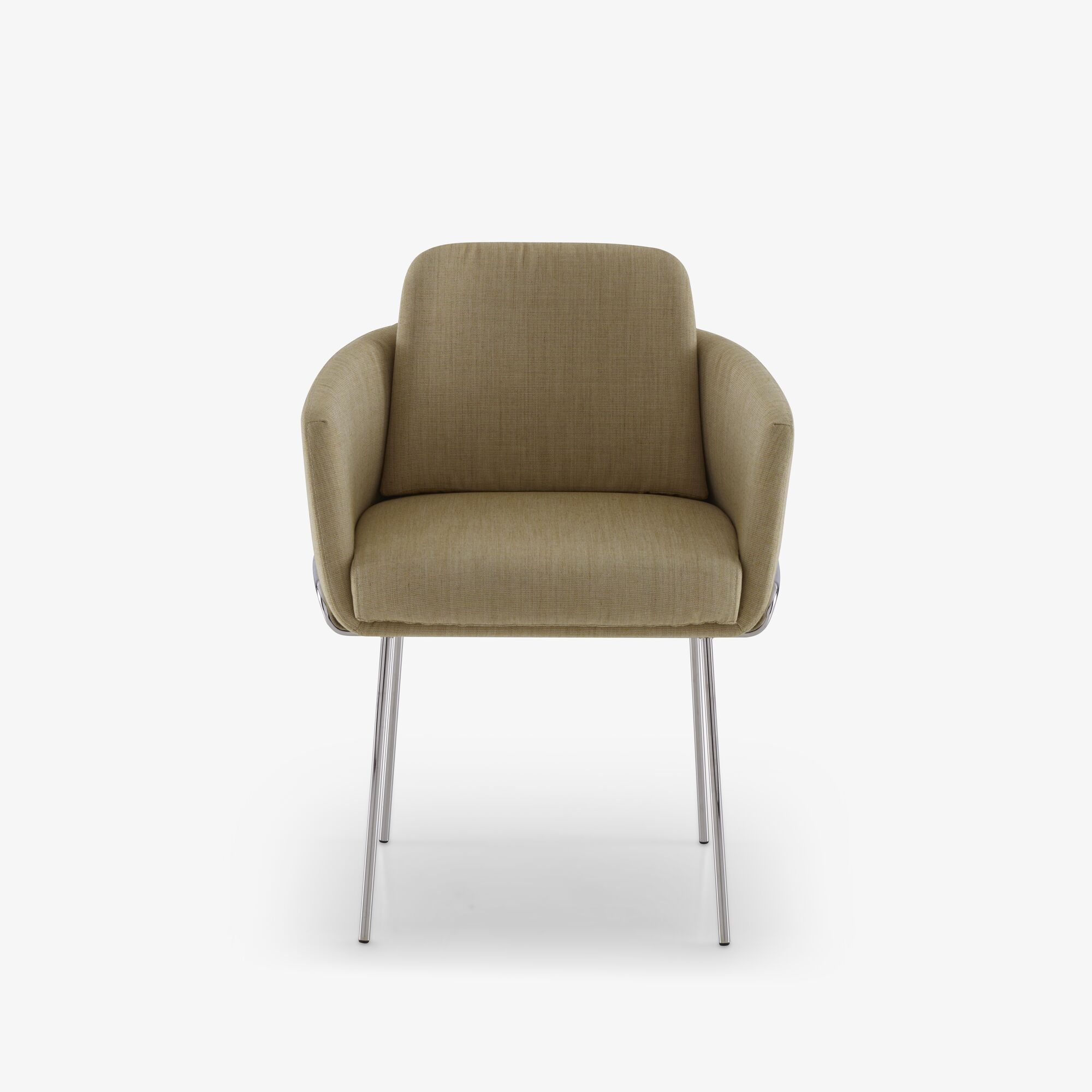 Image Chair with arms metal base  5