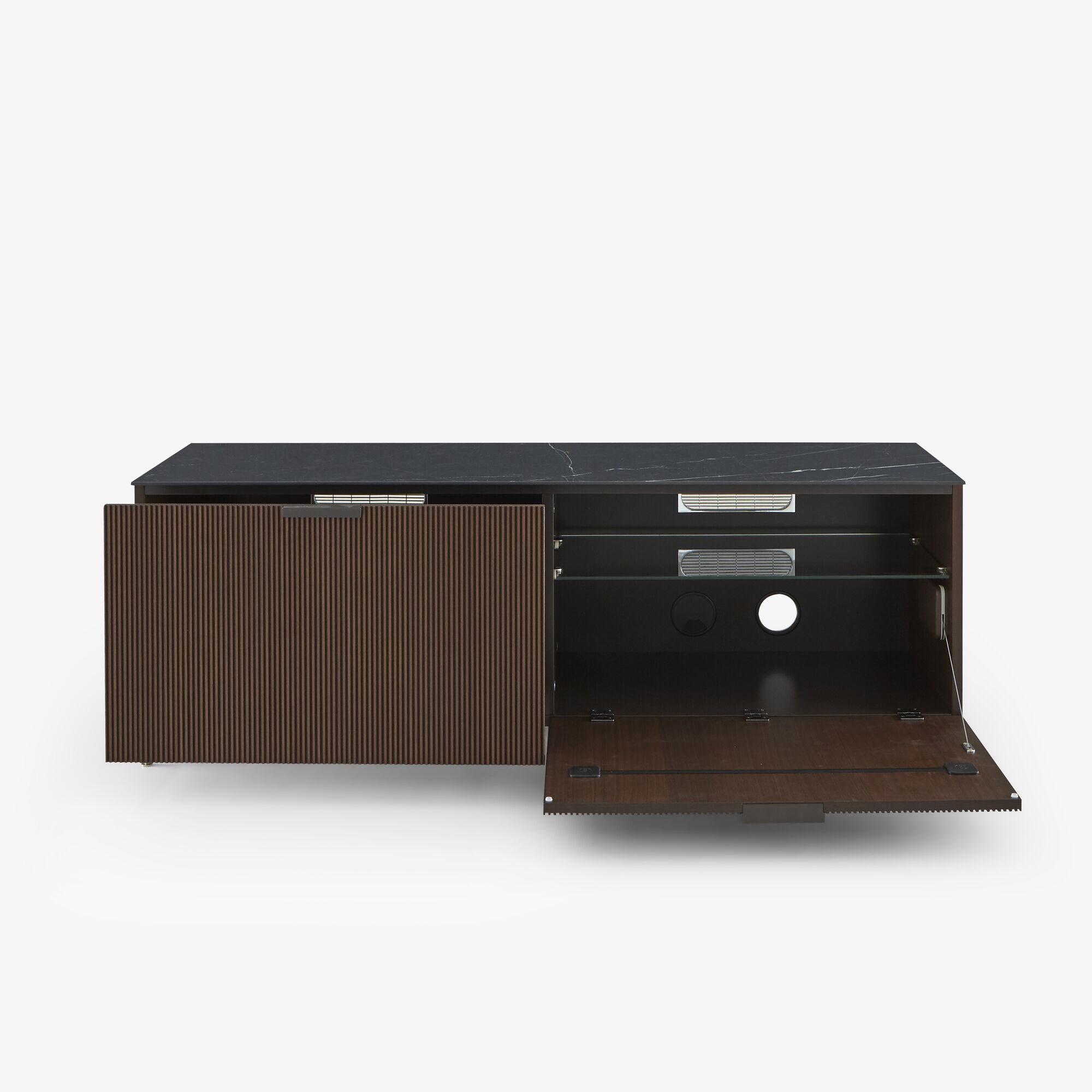 Image Tv cabinet 1 drawer + 1 flap door  3
