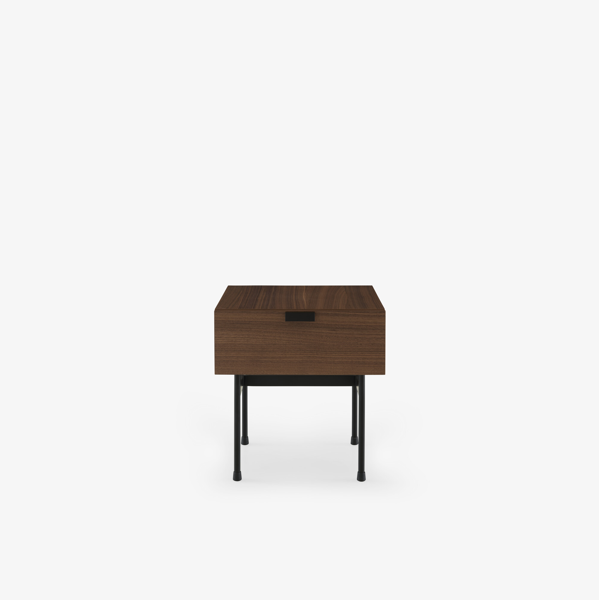Image NIGHT CHEST WALNUT FRAME IN CIRCULAR TUBING