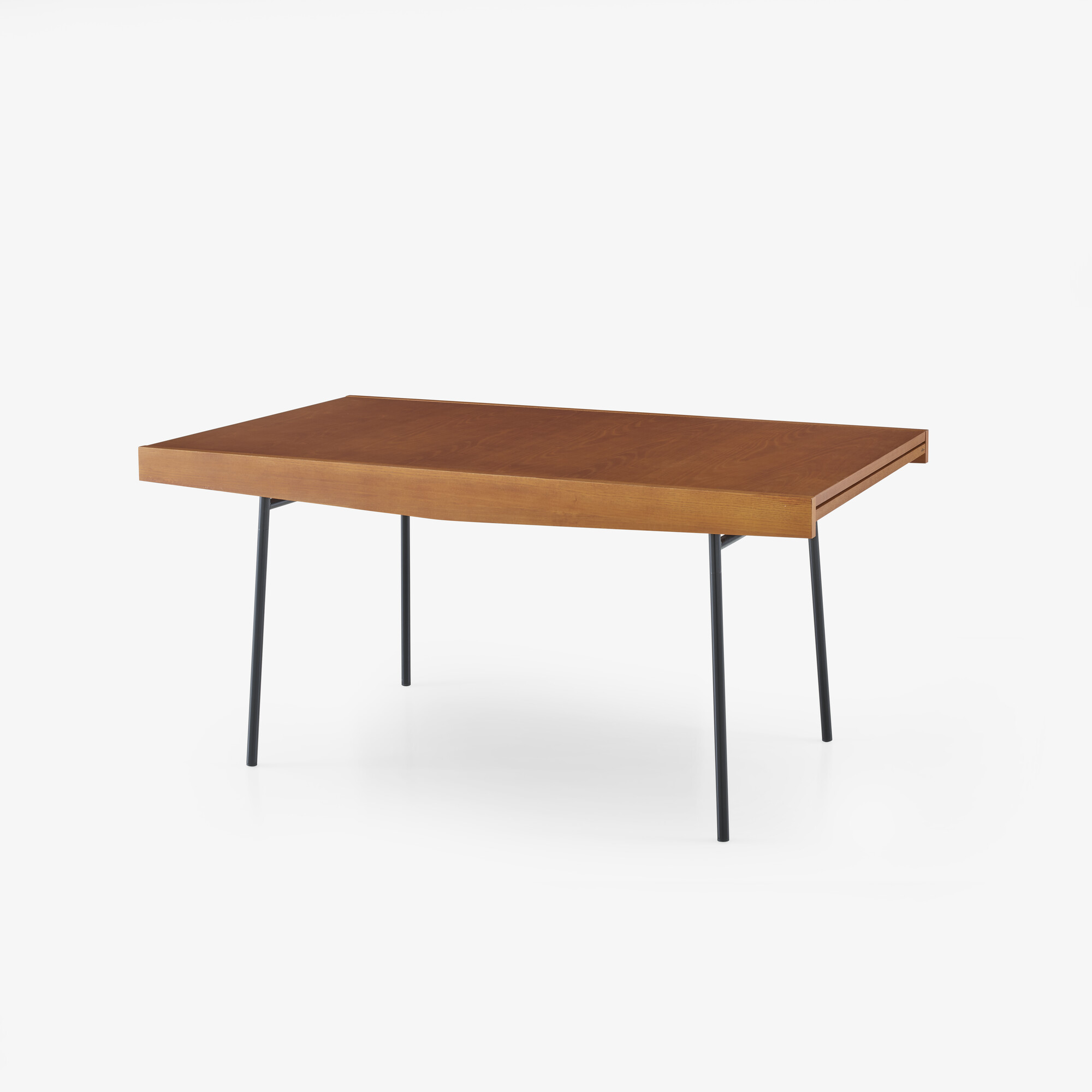 Image Extending dining table guariche stained ash  3