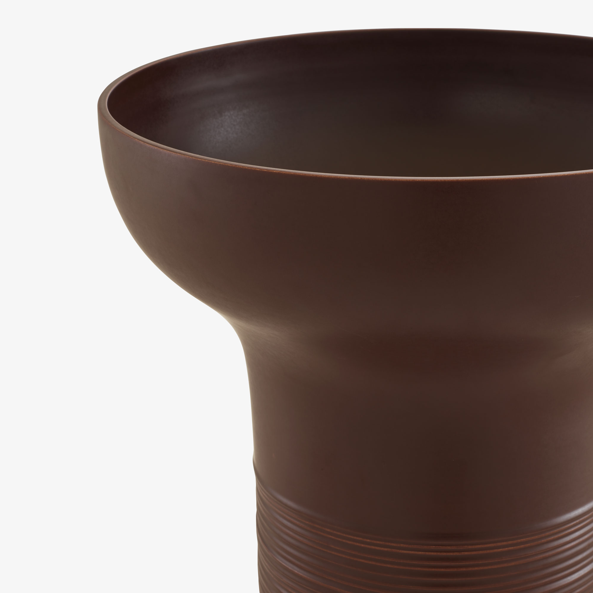 Image Vase large chocolat 4