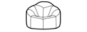 ARMCHAIR HIGH BACK 