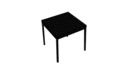 LOW TABLE SMALL BURNT-EFFECT OAK